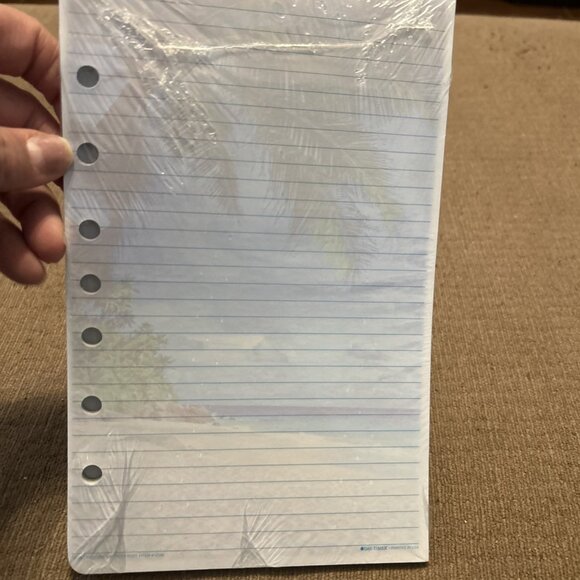 Day-Timer Coastlines Note Pads 2 Pads Of 24 Sheets #13188 Fits 3 & 7 Ring Size 4 - Picture 8 of 8